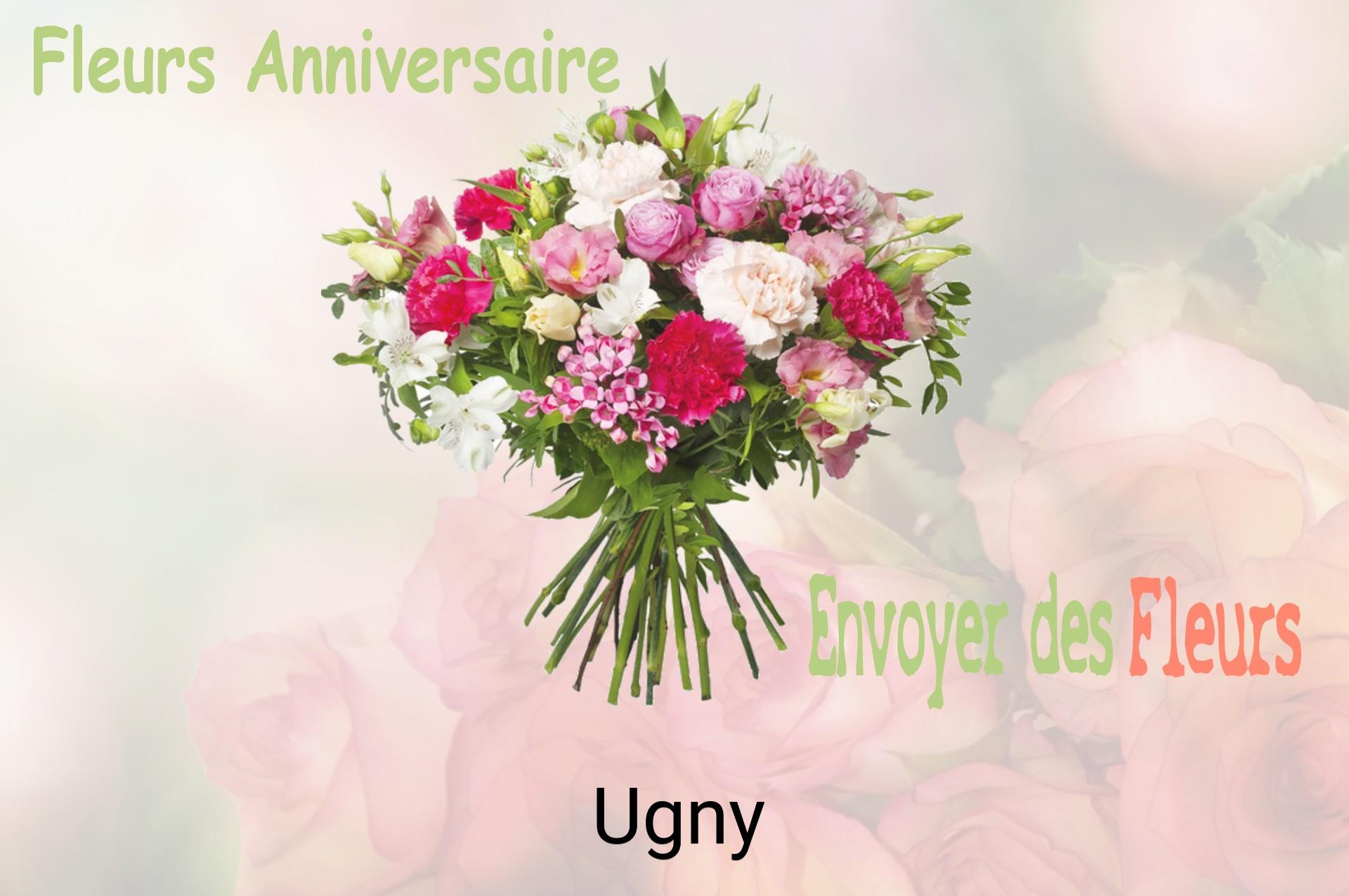 Bouquet de fleurs d’anniversaire livré à Ugny